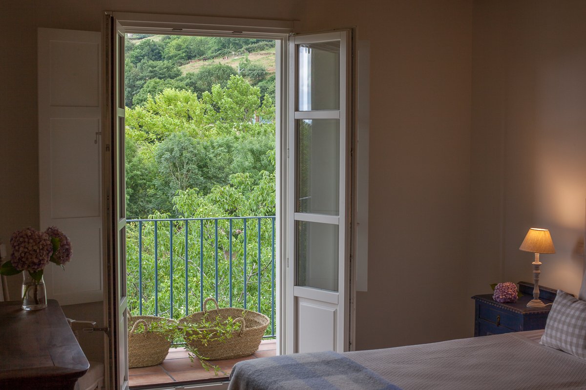 Balcón de la habitación doble Limonero con vistas a nuestro jardín con Limoneros