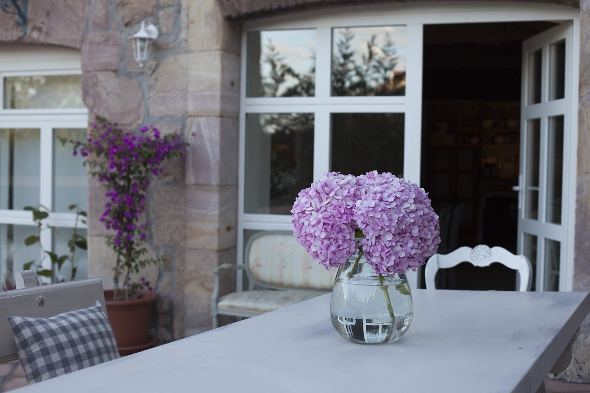 Dettales con encanto en la terraza de la Posada Seis Leguas