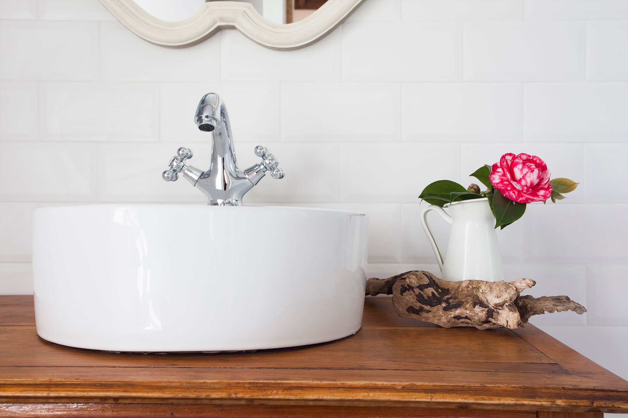 Detalles con encanto en el baño de las habitaciones